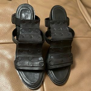 Rag & Bone New York leather black heels 40